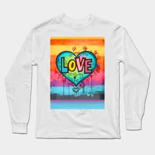 LGBTQ+ Gay Pride Month: Love No. 2 Long Sleeve T-Shirt